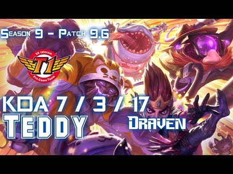 SKT Teddy DRAVEN vs KAI'SA ADC - Patch 9.6 KR Ranked