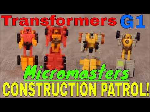 Transformers G1 Micromasters - Construction Patrol - GotBot True Review NUMBER 529