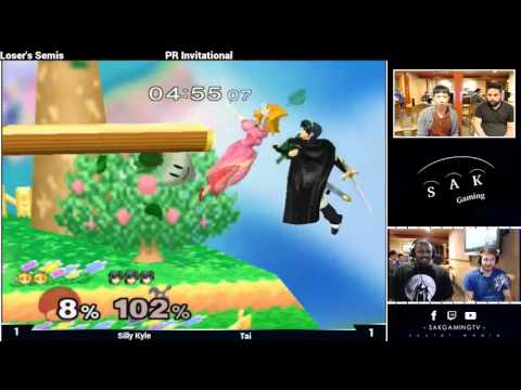 AZ PR RR Invitational Losers Semis - Silly Kyle (Peach) vs Tai (Marth)