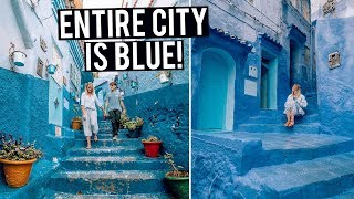 This Entire Moroccan City is BLUE! Exploring Chefchaouen & Fes Medina