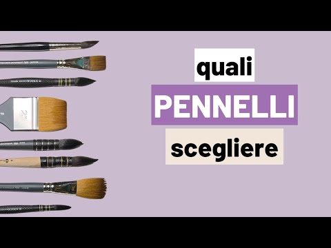 Qual è il miglior pennello per dipingere ad acquerello e come farlo durare più a lungo