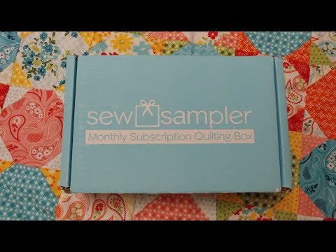 Sew Sampler Box April 2018 - Birthday Bash