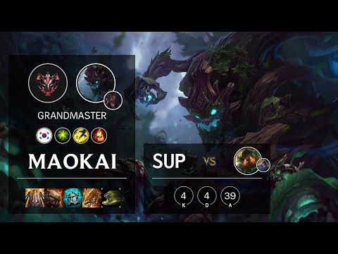 Maokai Support vs Nautilus - KR Grandmaster Patch 10.12