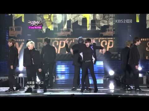 Super Junior - Spy (120831 KBS Music Bank KPOP Festival)