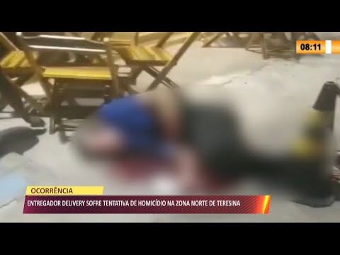 Entregador delivery sofre tentativa de homicídio na zona norte de Teresina 05 08 2021