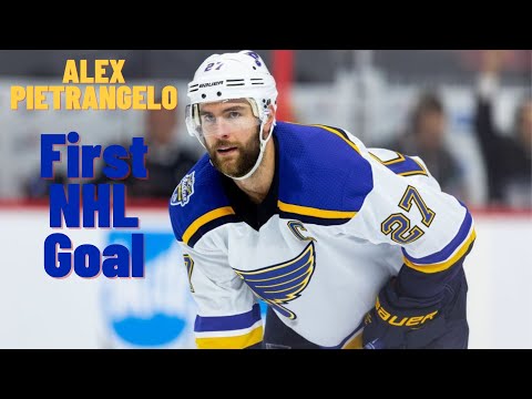 Alex Pietrangelo #27 (St. Louis Blues) first NHL goal Oct 24, 2009 (Classic NHL)