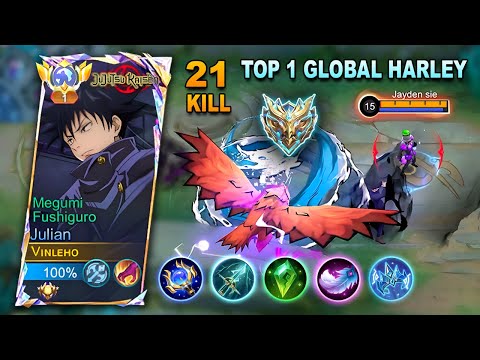 21 KILLS! JULIAN NEW CHEAT BUILD THAT CAN RANK UP FAST!! | TOP 1 GLOBAL | MLBB