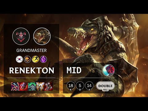 Renekton Mid vs Yone - KR Grandmaster Patch 11.16