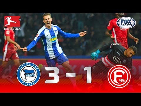 CHUVA DE GOLS! Veja os melhores momentos da partida Hertha Berlin x Fortuna Düsseldorf