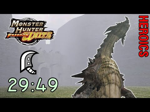 MHFU | Ashen Lao-Shan Lung 29:49 Great Sword Solo (Heroics)