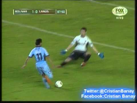 Bolivar 1 Lanus 0 (Relato Pablo Loza) Copa Libertadores 2014