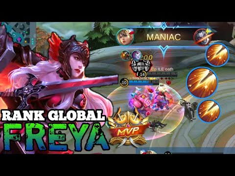 MONSTER FREYA MVP GAMEPLAY BEST BUILD 2021 | Top Global Freya Gameplay | Mobile Legends✓