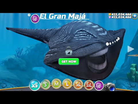 Hungry Shark World - New Shark Coming Soon Update - All 42 Sharks Unlocked Hack Gems and Coins Mod