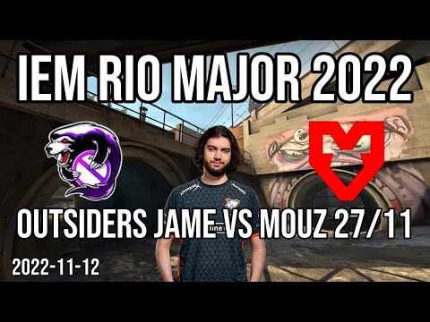 CSGO POV: Outsiders Jame vs MOUZ (27/11) @ overpass (2022-11-12)