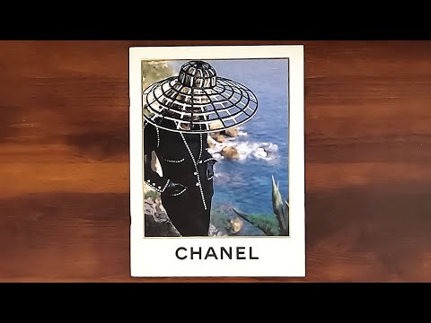 1992 Spring/Summer ASMR Look Book Flip Through: Chanel w Claudia Schiffer, Karl Lagerfeld