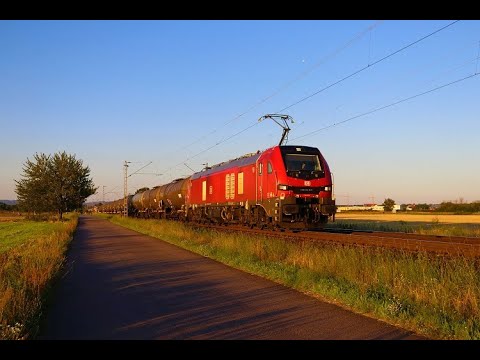 [Langer Güterzug] DB Cargo Stadler Eurodual 159 206-2 mit Kesselwagen in Babenhausen (Hessen)