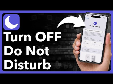 How To Turn Off Do Not Disturb On iPhone