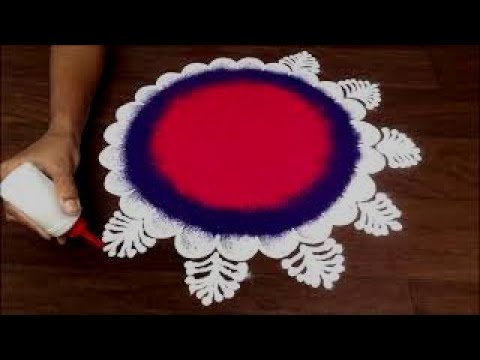 rangoli design for diwali || very beautiful and colourful rangoli design by Gauri || दिवाली रंगोली Video