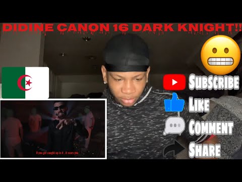 Algerian Rap Reaction Didine Canon 16 -Dark Night (Officiel Music vidéo) AMERICAN REACTION
