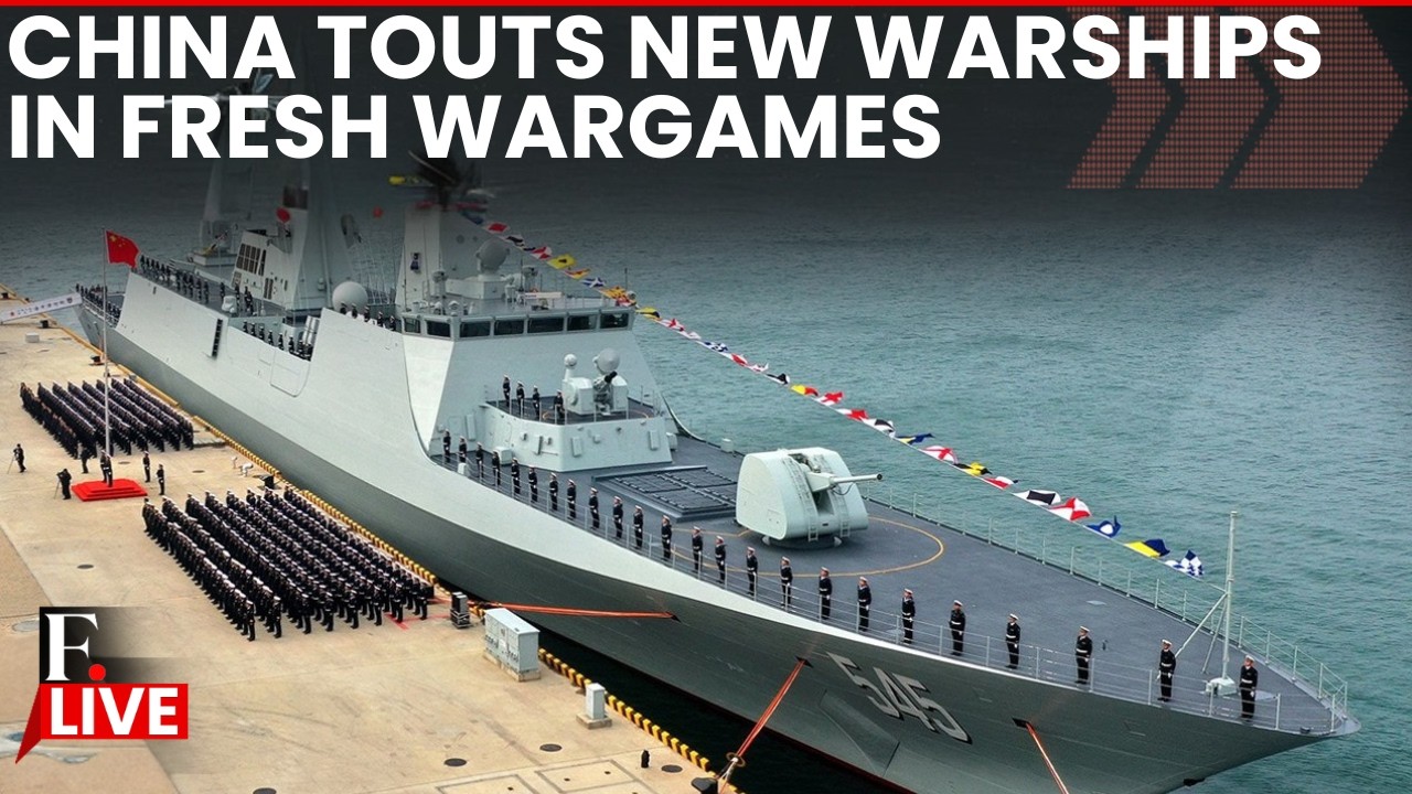 LIVE: China Deploys New Warships For Combat Drills In South China Sea | Firstpost | N18G