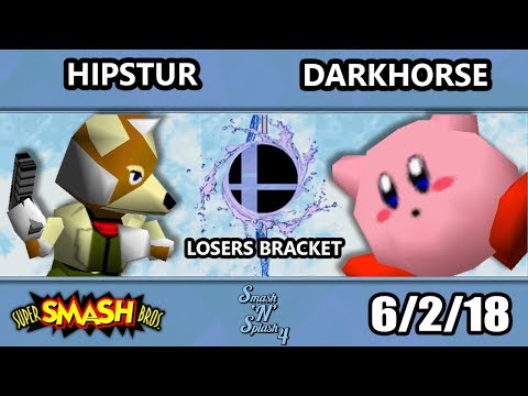 SnS 4 - Darkhorse (Kirby) Vs. hipstur (Fox) SSB64 Losers Top 12 - Smash 64