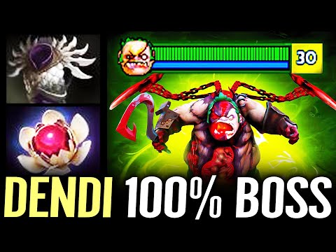 🔥 DENDI Pudge Mid BLADE MAIL META — Heart + Lotus 100% Strongest Boss Almost Unkillable Dota 2 Pro