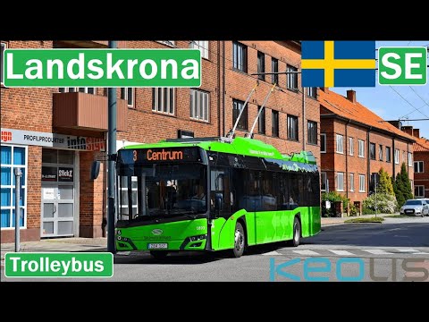 🇸🇪 Landskrona O-bus 2025【4K】