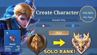 Download lagu 100% WIN RATE FROM WARRIOR TO MYTHIC SOLO RANK - ALUCARD ONLY!! 😱 (hardest challenge ever) mp3 Download lagu 100% WIN RATE FROM WARRIOR TO MYTHIC SOLO RANK - ALUCARD ONLY!! 😱 (hardest challenge ever) mp3