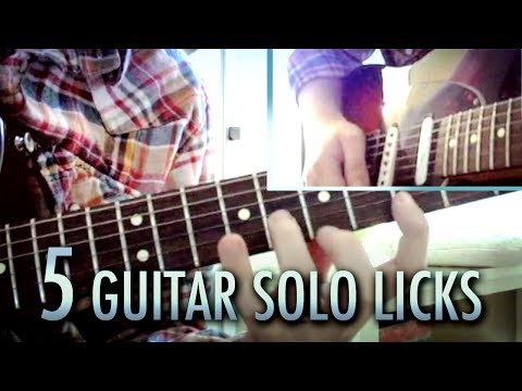 5 Intermediate Guitar Solo Licks w/ Tabs