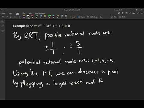 Math 391 1XC Lecture 13 - Why are there n solutions to an nth order LODE; More techniques for HOLDEs