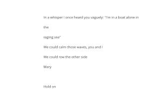 Bel Canto   Paradise Şarkı Sözü