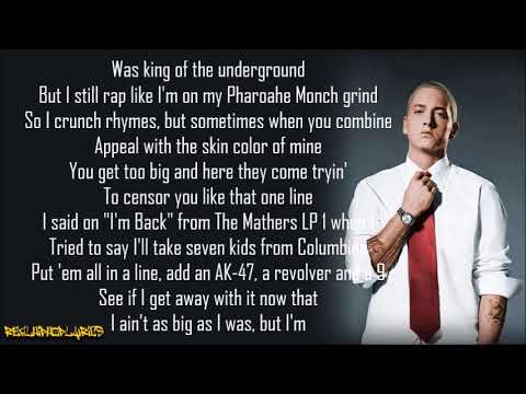 Eminem - Rap God (Lyrics)