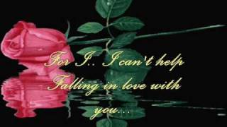 Can&#39;t Help Falling In Love (Richard Marx)