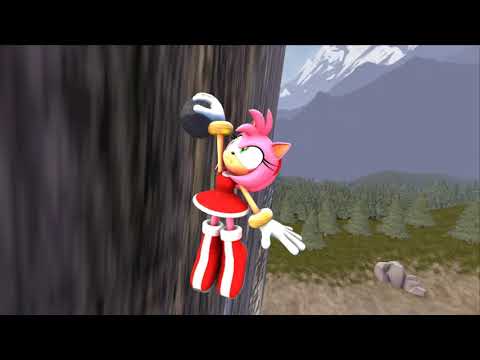 Amy (Sonic) Short Cliffhanging Animation