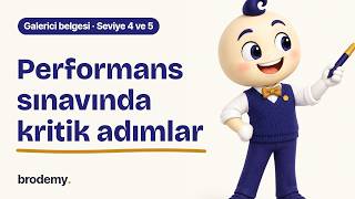 Galerici performans sınavı kritik adımlar: sınavda ne yapılır?