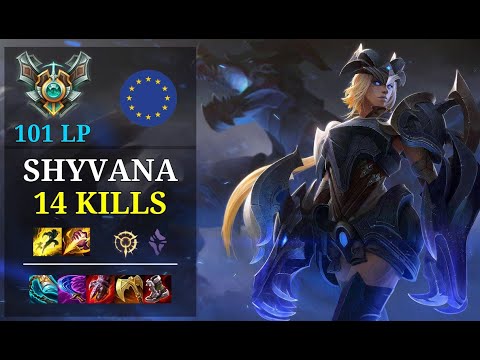 Shyvana Jungle vs Graves - 14 kills - Strikerthebest EUW Master (101 LP) Patch 11.2