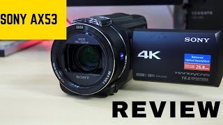 Video thumbnail for Sony FDR AX53 Handycam: Perfect YouTube 4K Camera!!! by Booredatwork.com