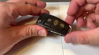PKW Funkschlüsselbatterie ersetzen Funk Schlüssel Batterie Wechsel Audi A3/S3 Sportback Anleitung