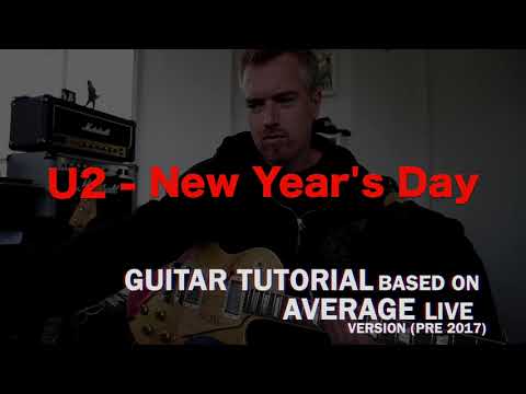 Edosounds - U2 New Year's Day (Guitar cover + tutorial)