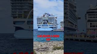 The largest and most expensive cruise ship in the world.  #royalcaribbean #staroftheseas #cruiseship