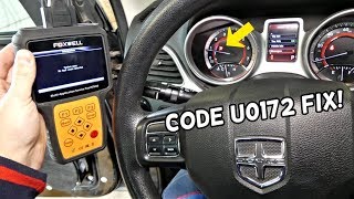 DODGE JOURNEY CODE U0172 LOST COMMUNICATION WITH LEFT SIDE SATELLITE ACCELERATION SENSOR 1