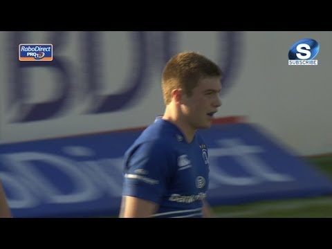 Luke McGrath bursts through for great Try - Leinster v Benetton Treviso 18th April 2014