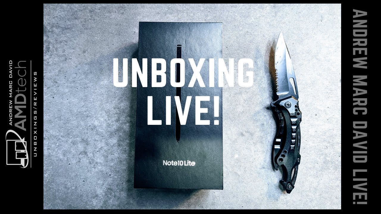 Unboxing Live! Samsung Galaxy Note 10 Lite