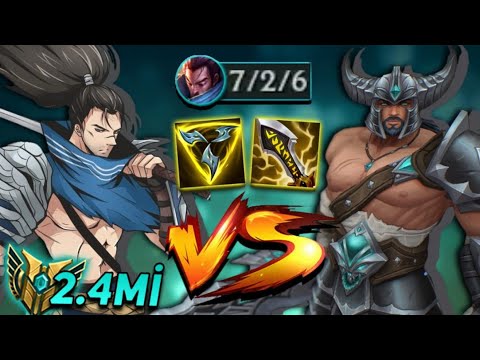 MONO YASUO MOSTRA COMO DESTRUIR O TOP COM FORÇA DA TRINDADE! - Yas x Trynda