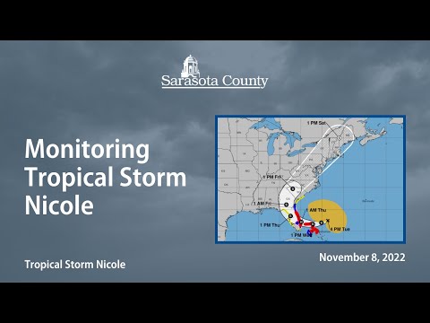 Monitoring Tropical Storm Nicole