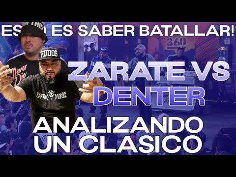 JUAN ZARATE VS DENTER | REACCIÓN Y ANALISIS DE BATALLAS ESCRITAS X LUIS DIAZ