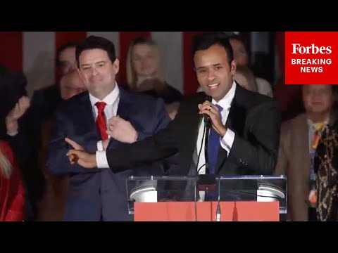 Vivek Ramaswamy Holds Campaign Event In Cleveland, Ohio, With Lt. Gov. Running Mate Rob McColley