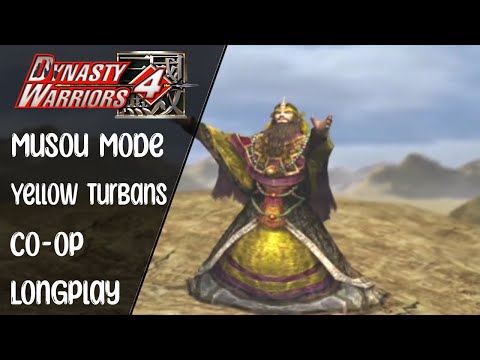 Dynasty Warriors 4 - Musou Mode - Yellow Turbans - PS2 Longplay Co-op