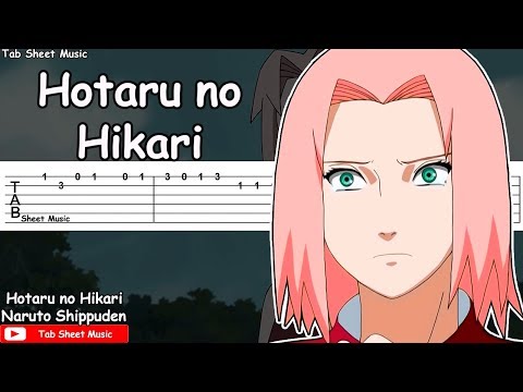 Naruto Shippuden OP 5 - Hotaru no Hikari Guitar Tutorial Video