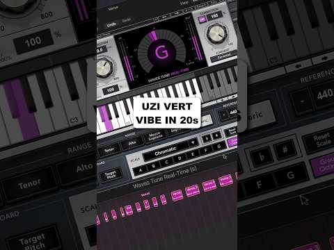 Lil Uzi Vert Vibe quick using Waves Tune Real Time. #soundengineer #mixingandmastering